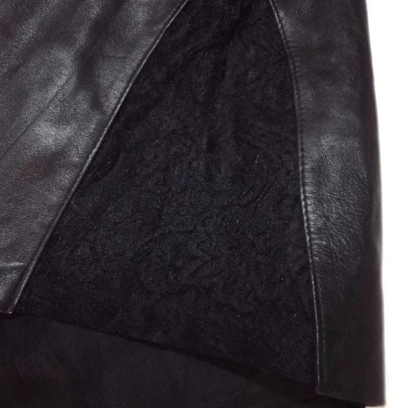 Identify Size 6 Soft Leather & Lace Skirt Size 6 - Picture 6 of 8